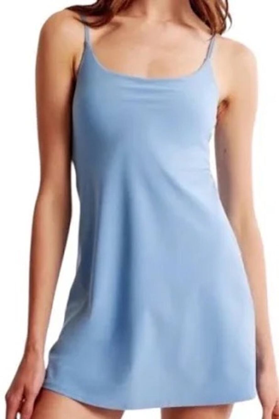 Abercrombie & Fitch Women's Blue Traveler Tennis Skort Dress Womens Size XL